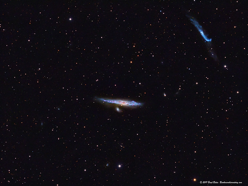 NGC 4631/4656/4657 Barred Spiral Galaxies